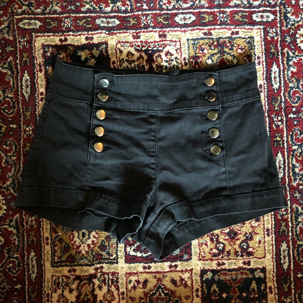 Black High Waisted Forever 21 Shorts